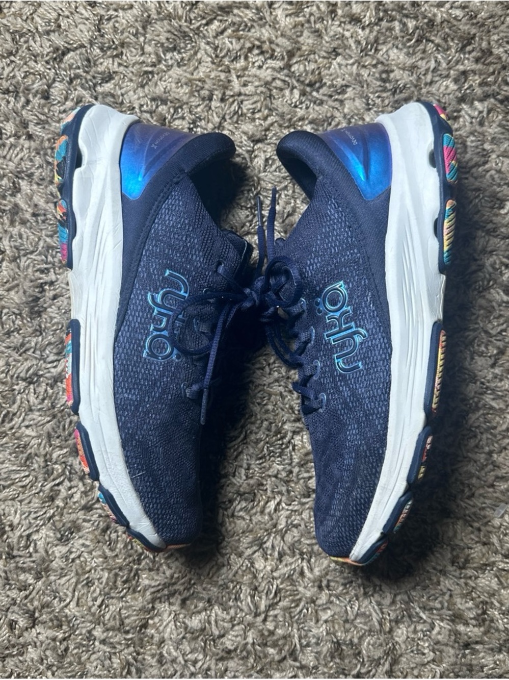 Ryka Navy and White Athletic Trainers Women’s Size 7.5